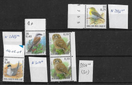 LOT Buzin N°6, Timbres°* En €. - 1985-.. Vogels (Buzin)