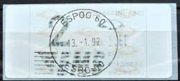 FINNLAND 1992 " AUTOMATMARKEN " Michelnr  ATM 1x Nr 12 Sehr Schon Gestempelt € 5.00 - Timbres De Distributeurs [ATM]