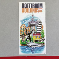 ROTTERDAM - NETHERLANDS, Vintage City Map, Prospect, Guide, (pro5) - Dépliants Touristiques