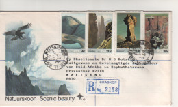 Timbres  " Paysages " ,  Sur Lettre , Cover , Mail Registered , Recommandée Du 20/11/88 - Covers & Documents