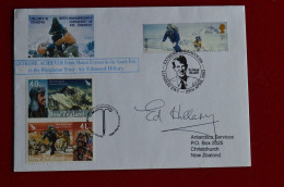 Signed Edmund Hillary SP Joint Cover Endeavours Everest South Pole Himalaya Mountaineering Escalade - Sportief