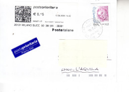 ITALIA  2005 - Lettera Con Affrancatura Mista - 2001-10: Poststempel