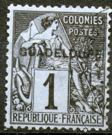France1891,Overprinted "GUADELOUPE" Y&T#14  Used ,as Scan - Oblitérés