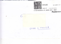ITALIA  2003 - Lettera  Da  Modena Con   Foglio "POSTA CELERE" - 2001-10: Poststempel