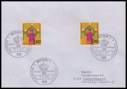 Bund 1971, Mi. 709 FDC - Briefe U. Dokumente