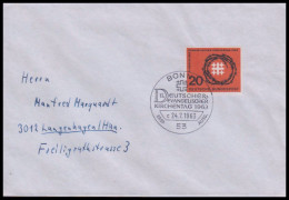 Bund 1963, Mi. 405 FDC - Lettres & Documents