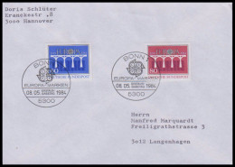 Bund 1984, Mi. 1210-11 FDC - Briefe U. Dokumente