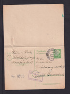 1956 - 10 Pf. Doppel-Ganzsache (P 28) Ab Kempten Nach Rosenheim - Cartes Postales - Oblitérées