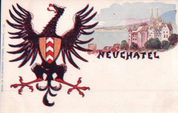 Neuchâtel, Le Château, Armoirie Et Aigle (71) - Neuchâtel