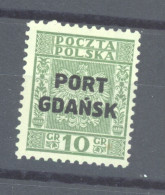 Allemagne  -  Danzig  -  Port Gdansk  :  Mi  27  * - Port Gdansk