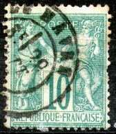 France,,1876/78.SageI 10c.Y&T#65 ,cancell , ,as Scan - 1876-1878 Sage (Typ I)