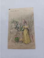 Tres Ancienne Carte Postale Premiere Rencontre  Voyagée Année 1912 - Verzamelingen & Kavels