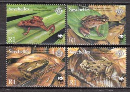 Seychelles 2003 Mi 867-870 MNH WWF - FROGS - Neufs