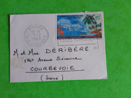 N° 305 SUR PETITE LETTRE DE NOUVELLE CALEDONIE DU 7/2/1963 - Collections, Lots & Series