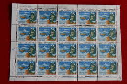 Full Sheet Antarctica Post Sir Edmund Hillary Scott Base 2008 - Etichette Di Fantasia