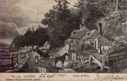 QUEBEC   ( CANADA )   CHEMIN DE SILLERY  ( ( CARTE LEGEREMENT ABIMEE EN HAUT , A DROITE ) - Autres & Non Classés