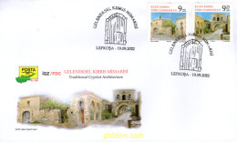 699521 MNH CHIPRE. Administración Turca 2022 ARQUITECTURA TRADICIONAL CHIPRIOTA - Nuevos