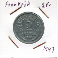 2 FRANCS 1947 FRANCIA FRANCE Moneda #AM600.E.A - 2 Francs