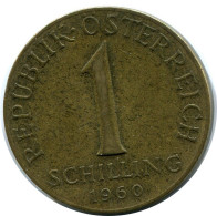 1 SCHILLING 1960 ÖSTERREICH AUSTRIA Münze #AW801.D.A - Oesterreich