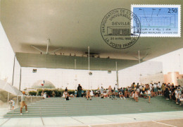 Carte  Maxi  1992 / PAVILLON DE FRANCE A SEVILLE - 1990-1999