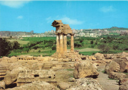 ITALIE - Sicilia - Agrigento - Temio Di Castore E Polluce - Temple De Castore Et Polluce - Carte Postale - Agrigento