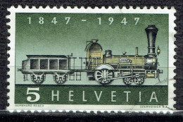 Centenaire Des Chemins De Fer Fédéraux : Locomotive Du "Spanisch-Brötli - Used Stamps