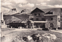 Cartolina Passo Falzarego ( Belluno ) Albergo - Belluno