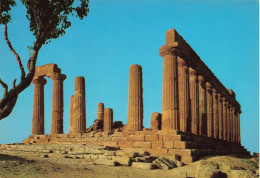 ITALIE - Sicilia - Agrigento - Tempio Di Giunone - Le Temple De Junon - Carte Postale - Agrigento