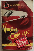 C1 Bill BALLINGER Version Originale UN MYSTERE 1951 Portrait In Smoke PORT INCLUS France - Presses De La Cité