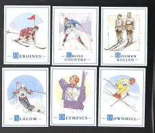 W542 - CARTES ANGLAISES - SKI - FORMAT 6 X 8 CM - Sport Invernali