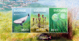 Sweden / Zweden - Postfris / MNH - Sheet Europa, Underwater World 2024 - Unused Stamps