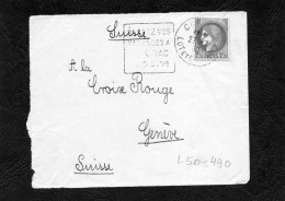 FRANCE.1940."CERES ".POUR C.I.C.R.GENÈVE (SUISSE) - Brieven En Documenten