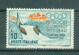 ITALIE - N°720 Obliéré - Jeux Olympiques De Cortina D'Ampezzo. - 1946-60: Usati