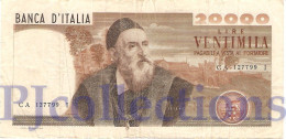 ITALIA - ITALY 20000 LIRE 1975 PICK 104 AVF - 20.000 Lire