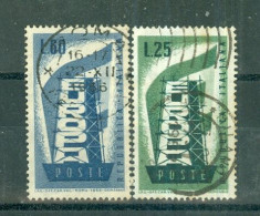 ITALIE - N°731 Et 732 Obliéré - Europa 1956. - 1956