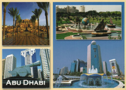 - View Of ABU DHABI Capital - 17cm X 12cm - Scan Verso - - Emirats Arabes Unis