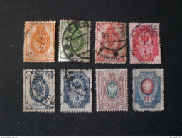 FINLANDIA FINLANDE FINLAND SUOMI 1891 As Russian Stamps, But Small Circles In The Corners - Gebraucht