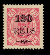 ! ! Angola - 1902 King Carlos W/OVP 130 R (Perf. 11 3/4 - Pontinhado) - Af. 70b - MH (km037) - Angola