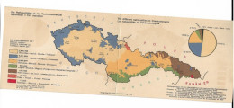 Postal Panorámica - Mapa Alemania, Hungría, Polonia Y Rumania 7620 - Autres & Non Classés