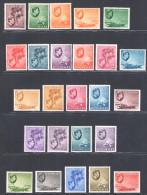 1938-49 Seychelles - SG N. 135-149 Giorgio VI - 25 Valori MNH** - Autres & Non Classés