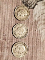 3x 1943 - 5 Centimes / Rappen