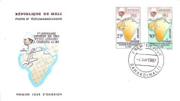 MALI N° 31/32 S/L.DE BAMAKO/4.1.62 - Mali (1959-...)