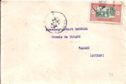 AOF N° SENEGAL 82 S/L.DE DAKAR/25.8.32 POUR LE SOUDAN - Lettres & Documents