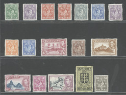 1938 -48 St. Lucia - Stanley Gibbons N. 128a/141 - 13 Valori - MNH** - Autres & Non Classés