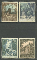 TCHECOSLOVAQUIE 1963 N° 1284/1287 ** Neufs MNH Superbes C 4.50 € Paradis Slovaque  Sites Moraves Poisson Fishe - Ungebraucht