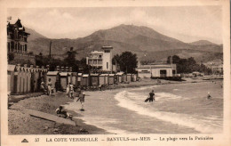 N°3718 W -cpa Banyuls -la Plage Vers La Potinière- - Banyuls Sur Mer