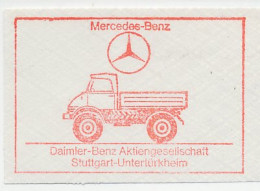 Meter Cut Germany 1970 Truck - Mercedes Benz - Camions