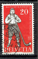 Série De Propagande : Joueur De Cor Des Alpes Du XIXème Siècle (Fête Des Bergers Et Des Costumes à Interlaken) - Used Stamps
