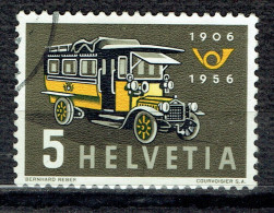 Cinquantenaire Des Autos Postales - Used Stamps