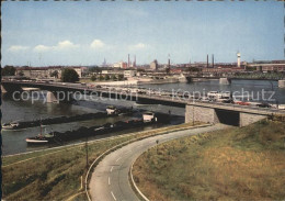 72058167 Kehl Rhein Blick Ueber Die Europa Bruecke Auf Strassburg Kehl - Kehl